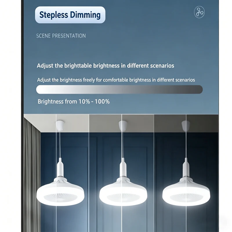 2 In 1 Ceiling Fan Lamps 3 Spe - Decor Lighting Ceiling Fans 评论和价格