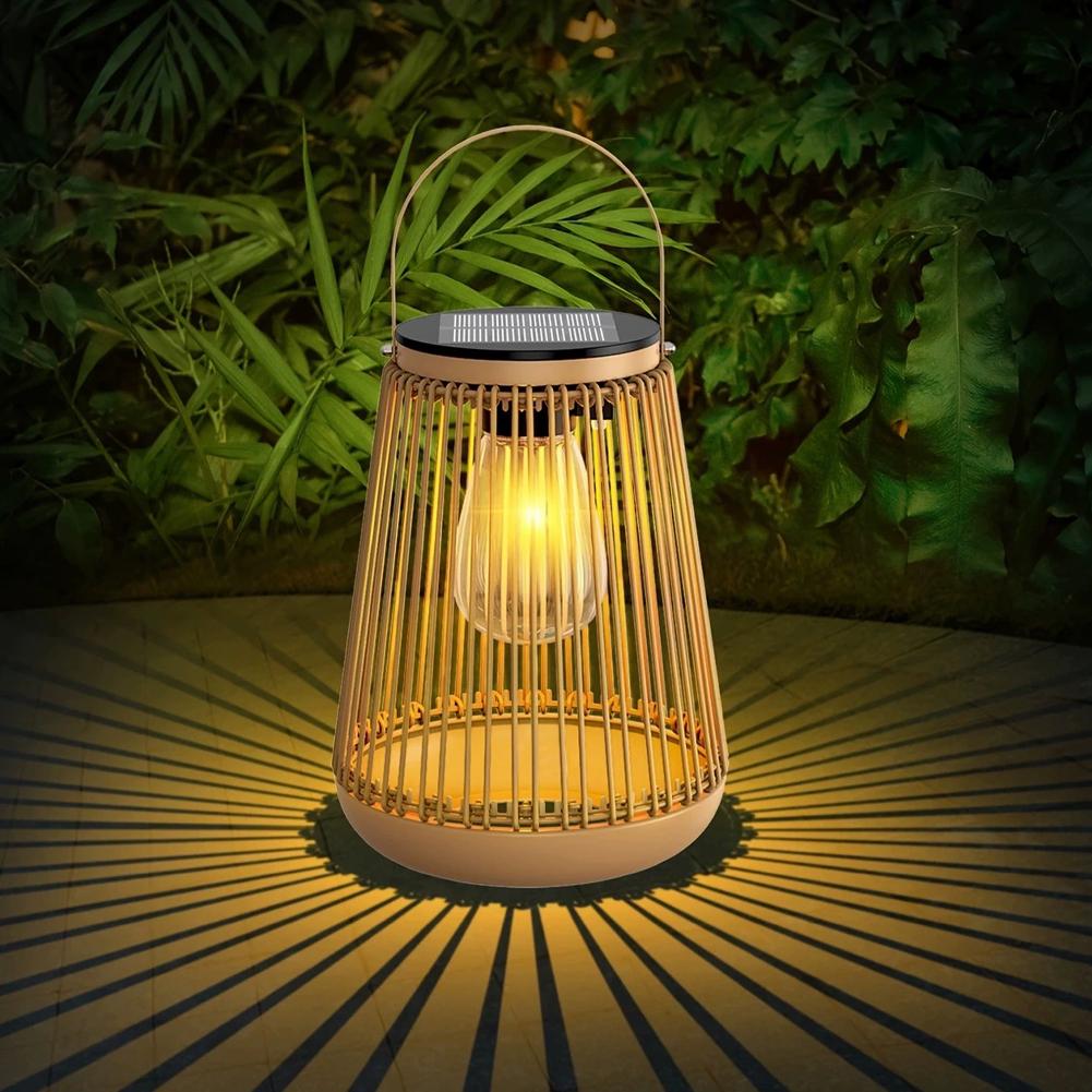 IP65 Waterproof Solar Rattan L - Lighting Decor Outdoor 评论和价格
