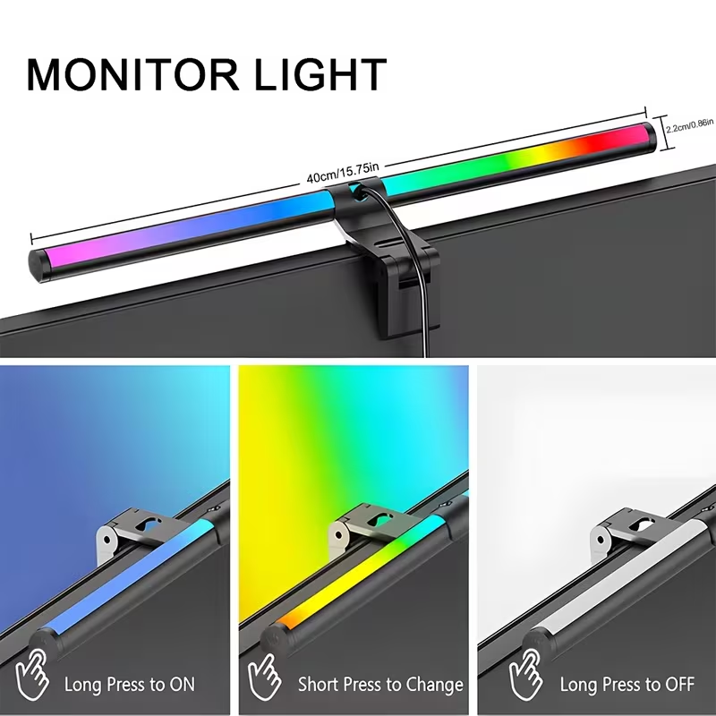 Computer Monitor Screen Light  - Touch Dimmer Lamp 评论和价格