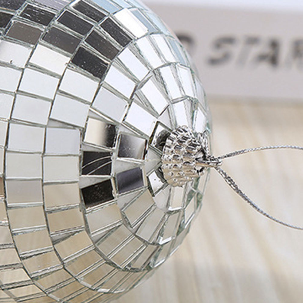 6pcs 4/6/10cm Mirror Disco Bal - Home Decor Lighting Tree 评论和价格
