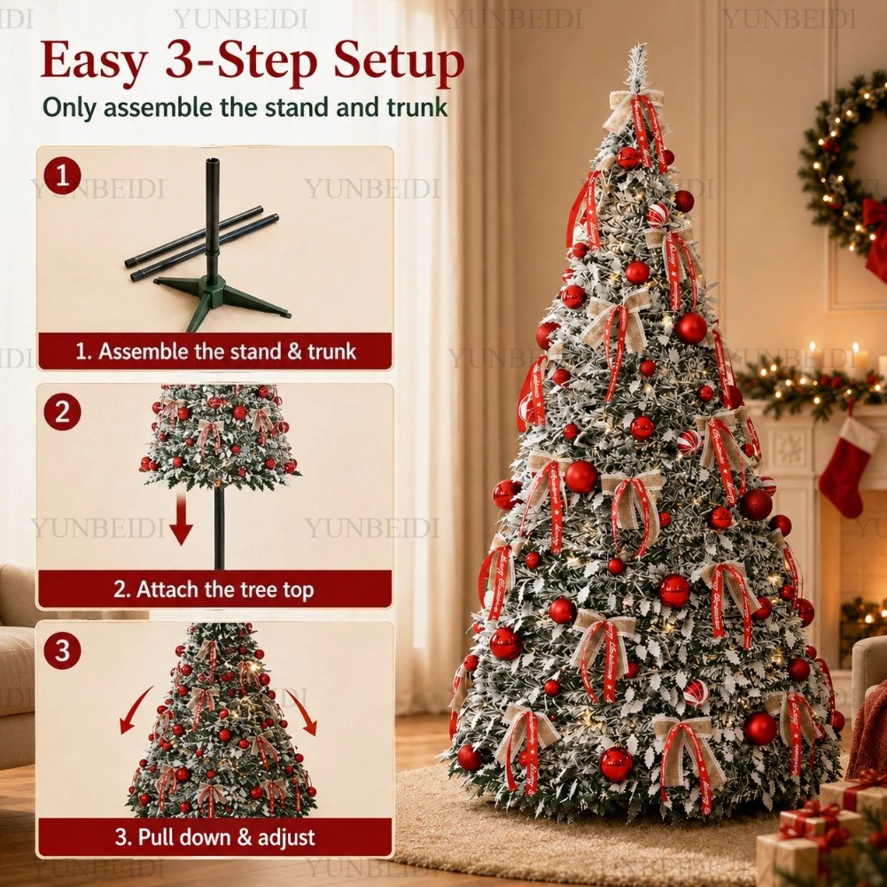 Foldable Christmas Tree with O - Home Decor Lighting Tree 评论和价格