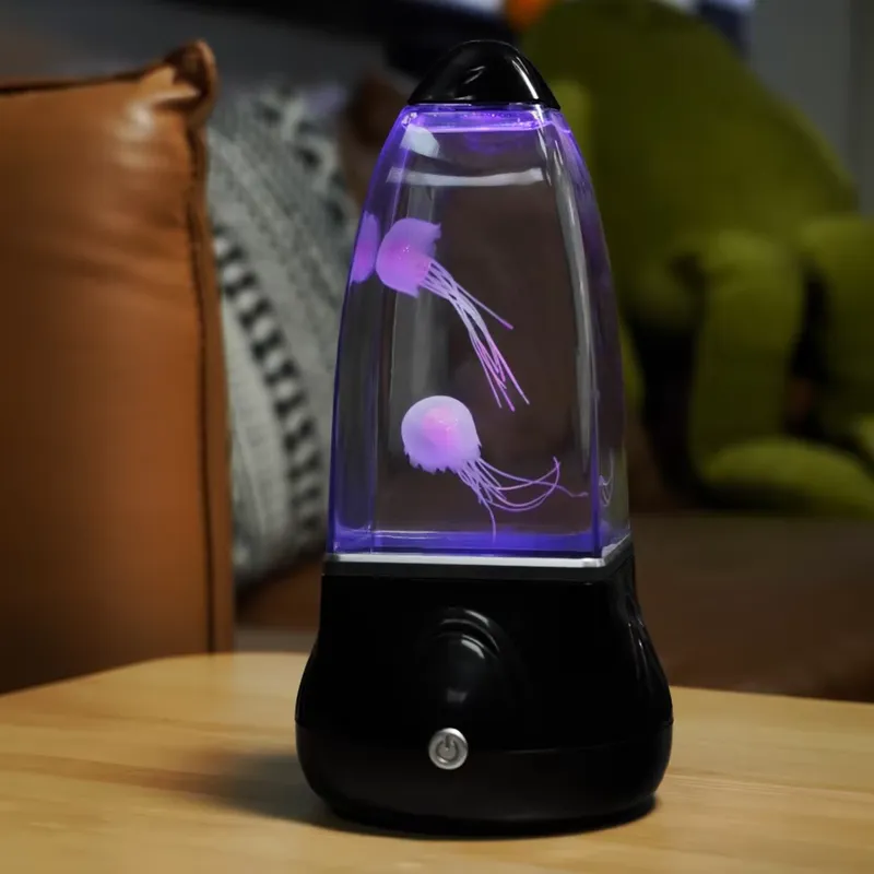 LED Jellyfish Lava Lamp Color  - Lava Lamp Desktop 评论和价格