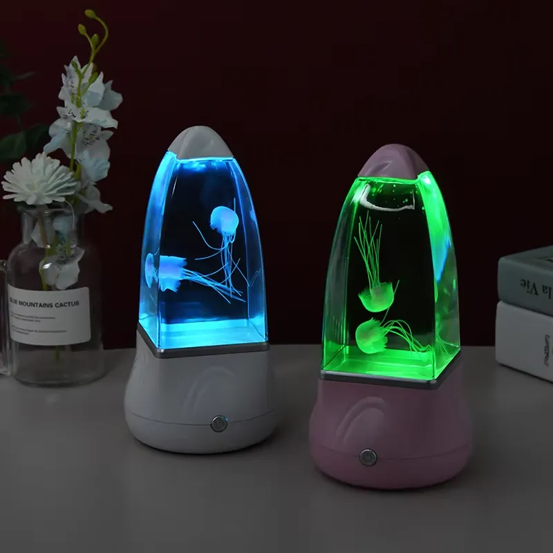 LED Jellyfish Lava Lamp Color  - Lava Lamp Desktop 评论和价格