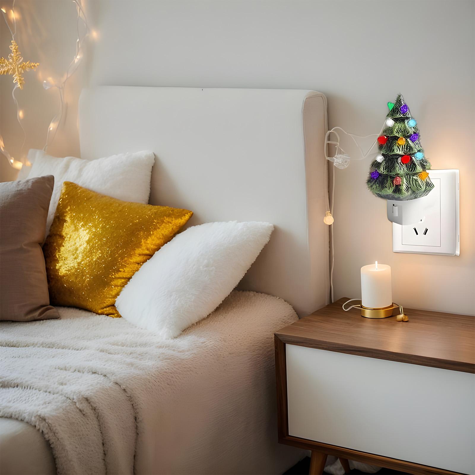 Christmas Tree Nightlight Retr - Wall Decor Lighting Tree 评论和价格