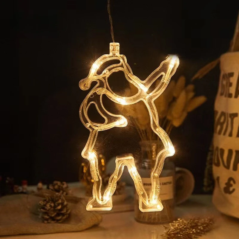 1-20PCS LED Christmas Suction  - Wall Decor Lighting Tree 评论和价格