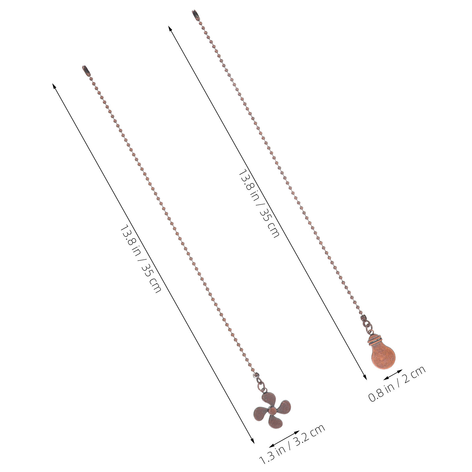 2Pcs Vintage Ceiling Fan Light - Decor Lighting Ceiling Fans 评论和价格