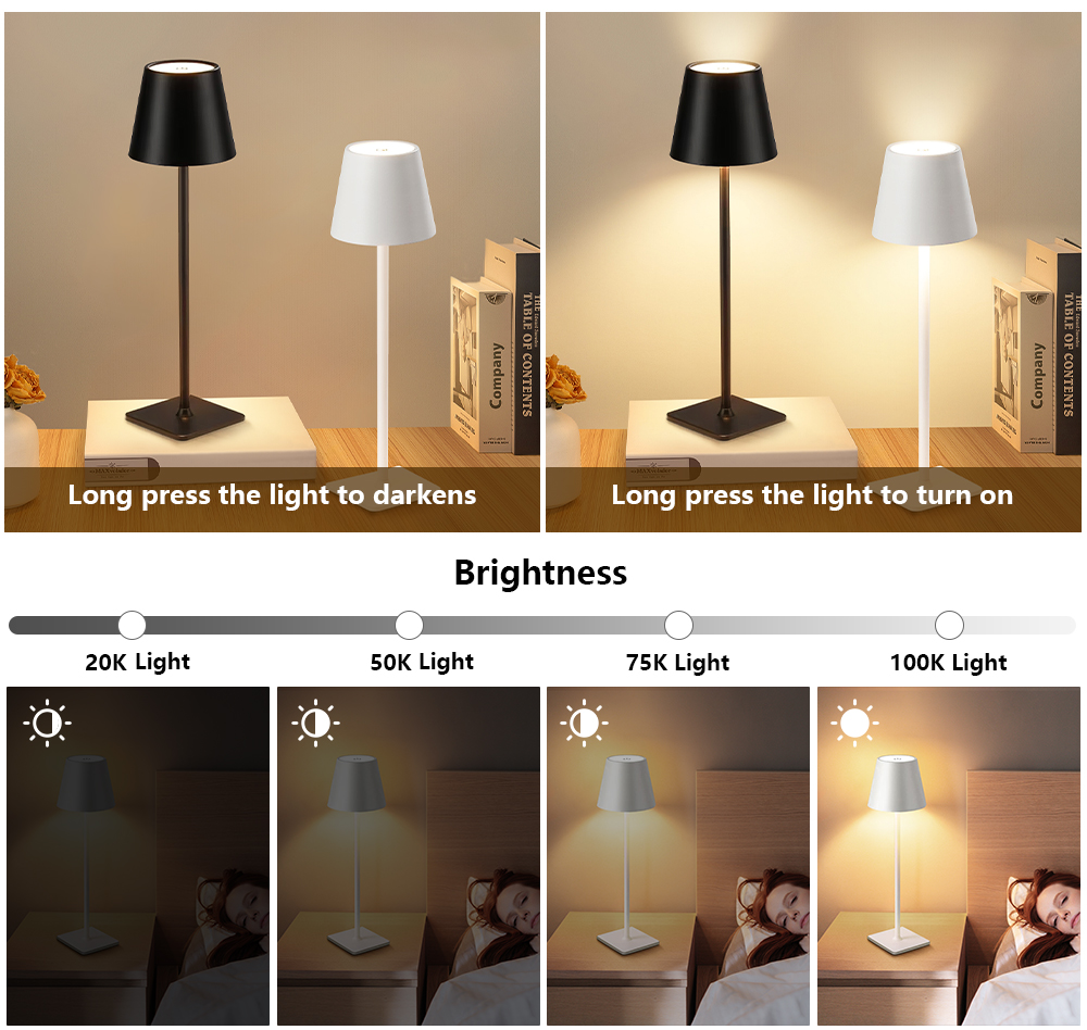 LED Rechargeable Desk Light Wi - Lightings Decoration 评论和价格