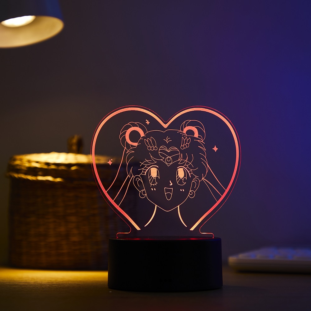 Cartoon character Tsukino Usag - Touch Dimmer Lamp 评论和价格