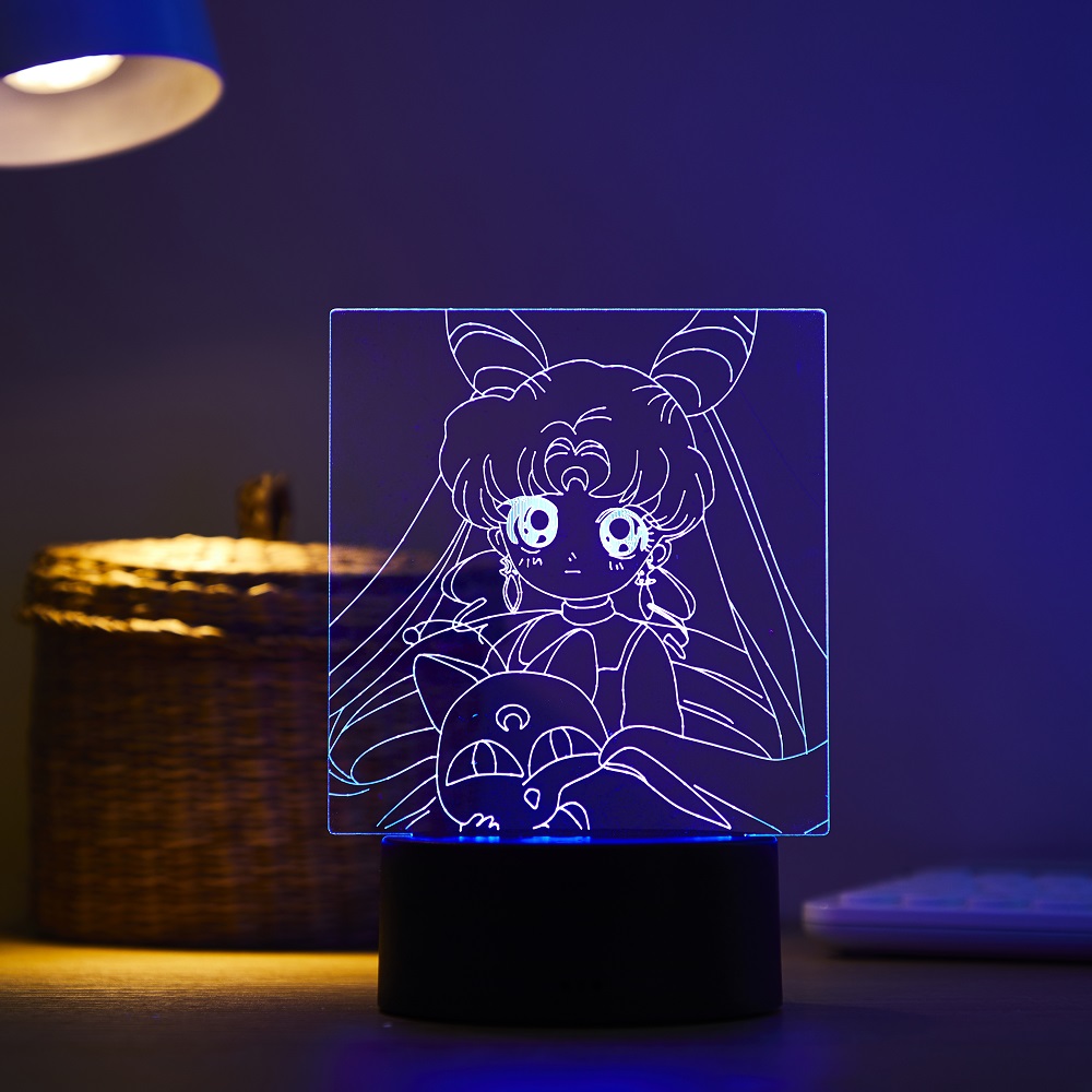 Cartoon character Tsukino Usag - Touch Dimmer Lamp 评论和价格